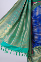 Blue And Green  Kanjeevaram Sareeuntitled (9 of 10)